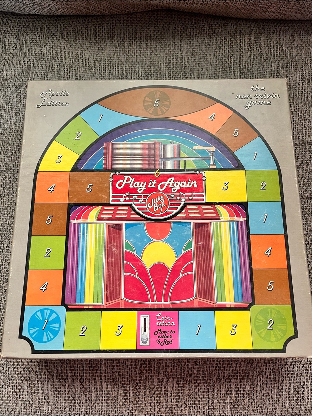 Vintage 1980s Play it Again Juke Box Board Game